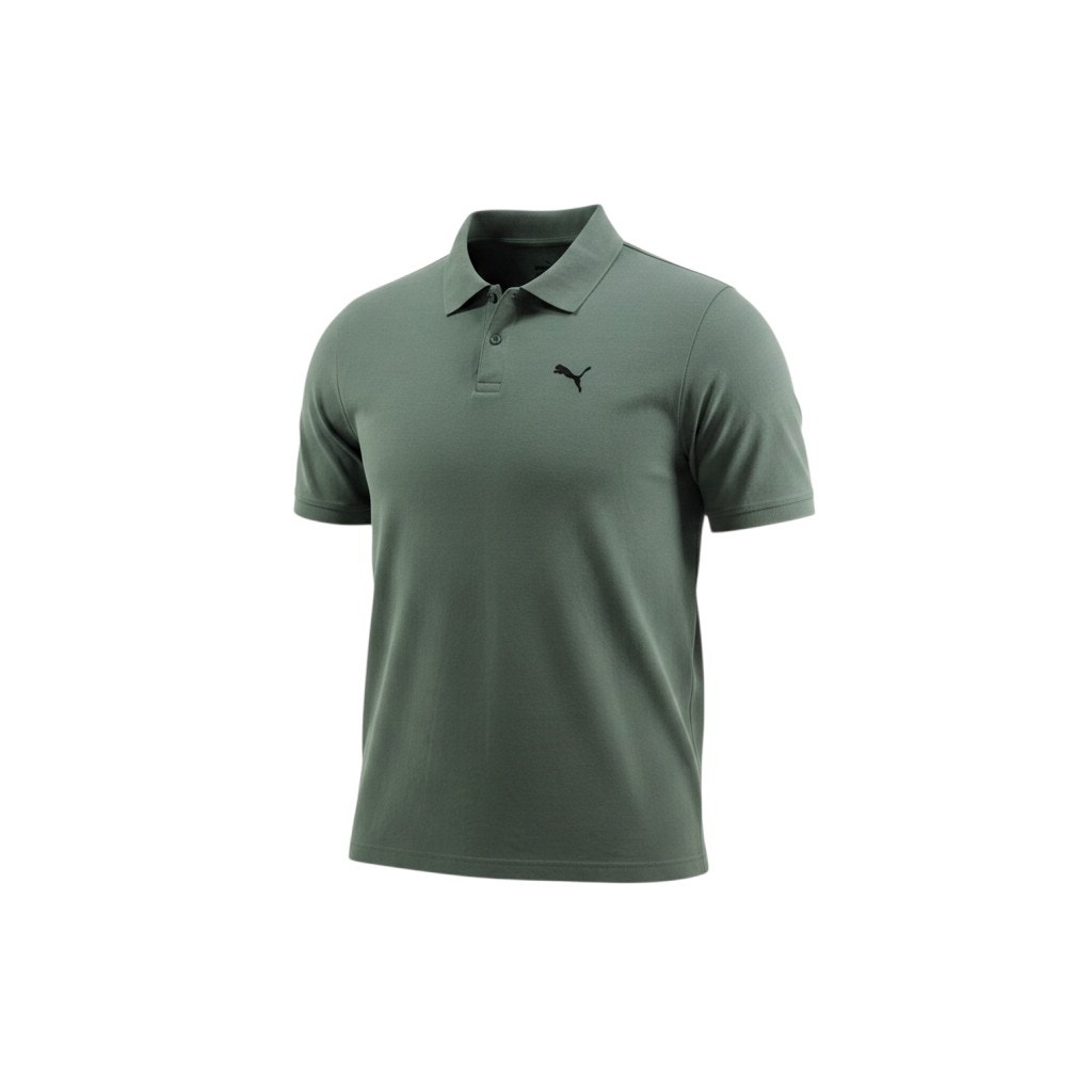 Puma Polo Shirt Mens Xxl Green Short Sleeve Golf Casual